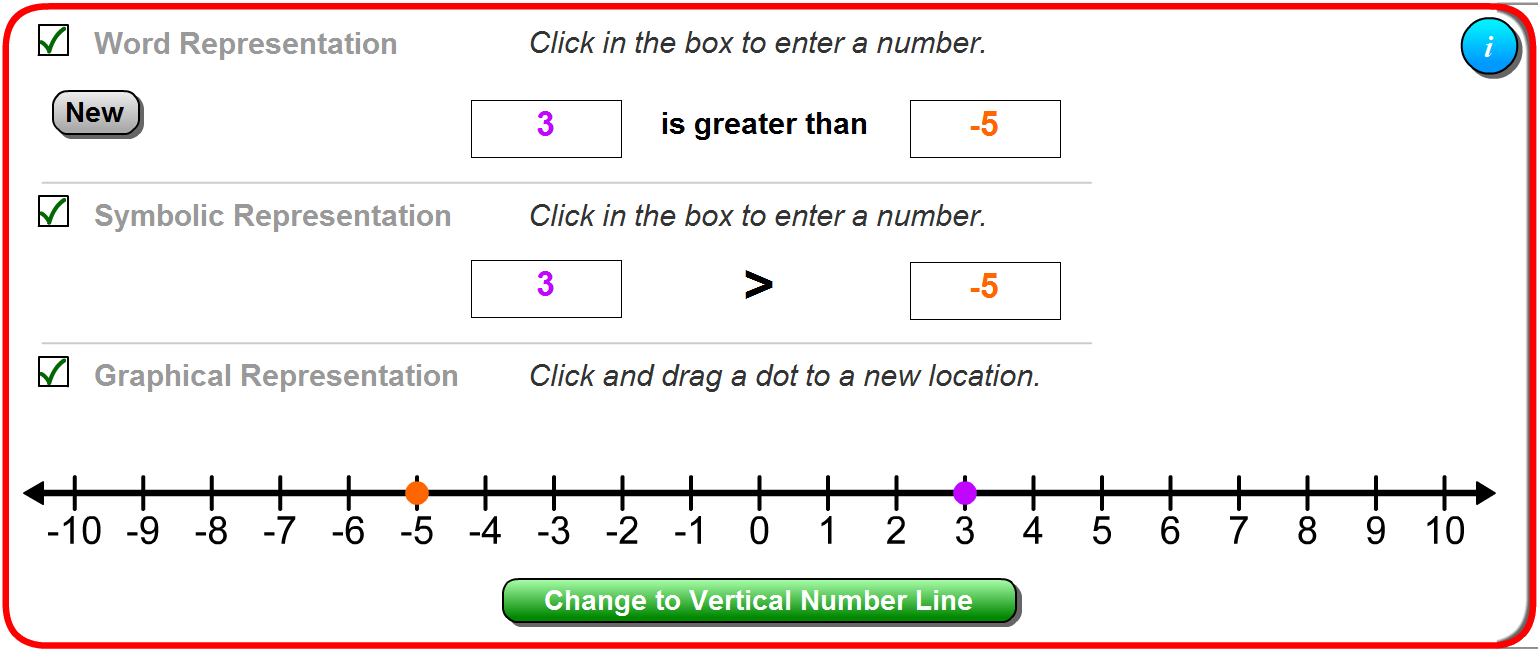 Comparison Tool - Integers Image